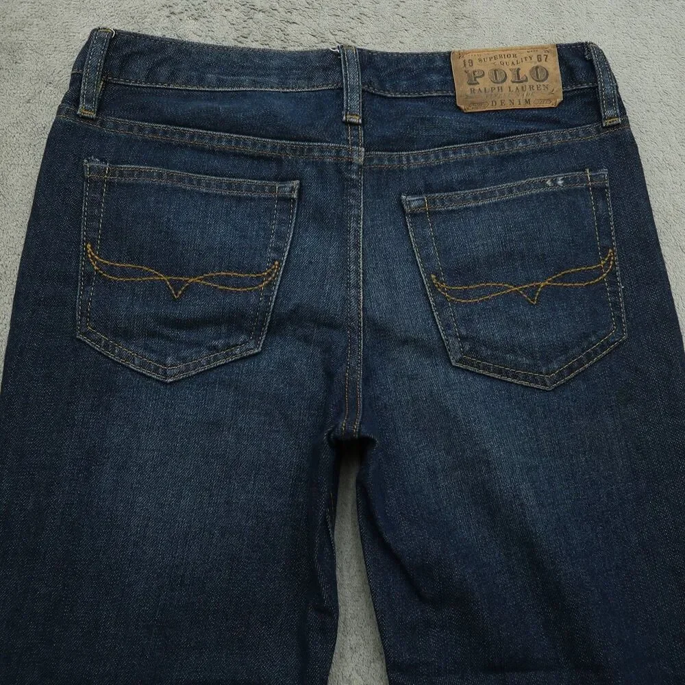 Polo Ralph Lauren Jeans Youth Boys Size 14/28 Blue Straight Denim 29
